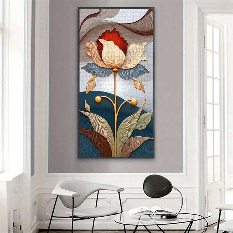 1000pcs Floral Jigsaw Puzzle for Adults 80.01cm x 39.88cm Scratch Water Resistant