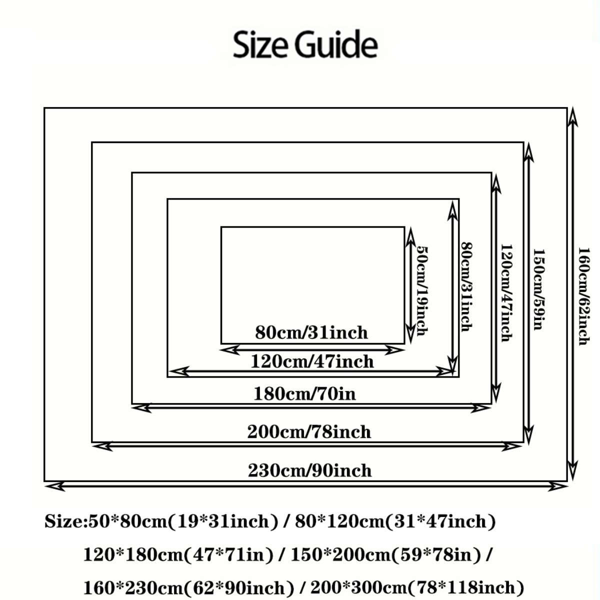 80x120cm 31x47inch Floor Mat