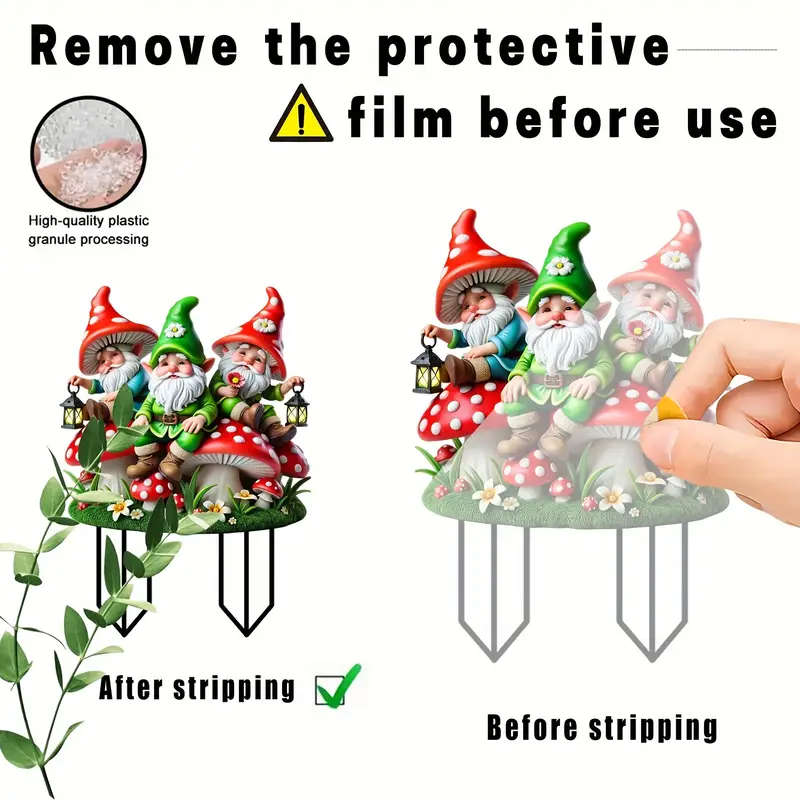 2D Flat Acrylic Garden Decoration