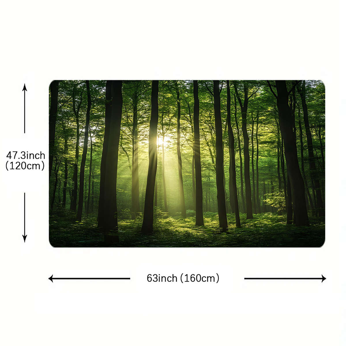 1Pc 120x160cm Floor Mat