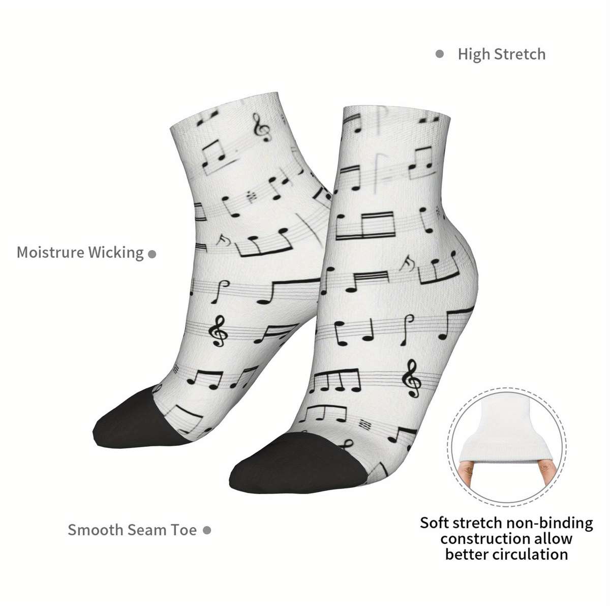 1 Pair Multicolor One Size Socks