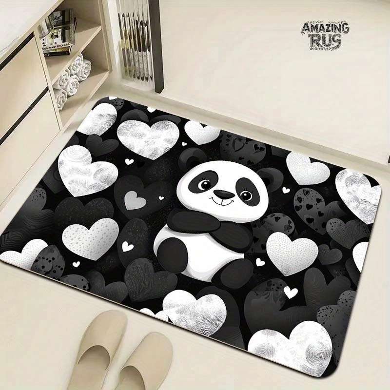 1Pc Black 19.69x31.49inch 50x80cm Floor Mat