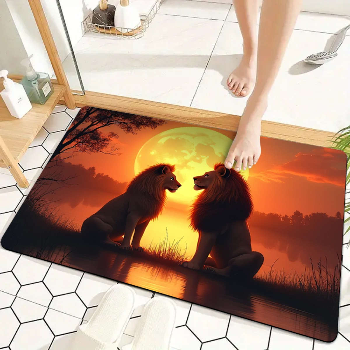 1Pc 39.88x80.01cm Floor Mat
