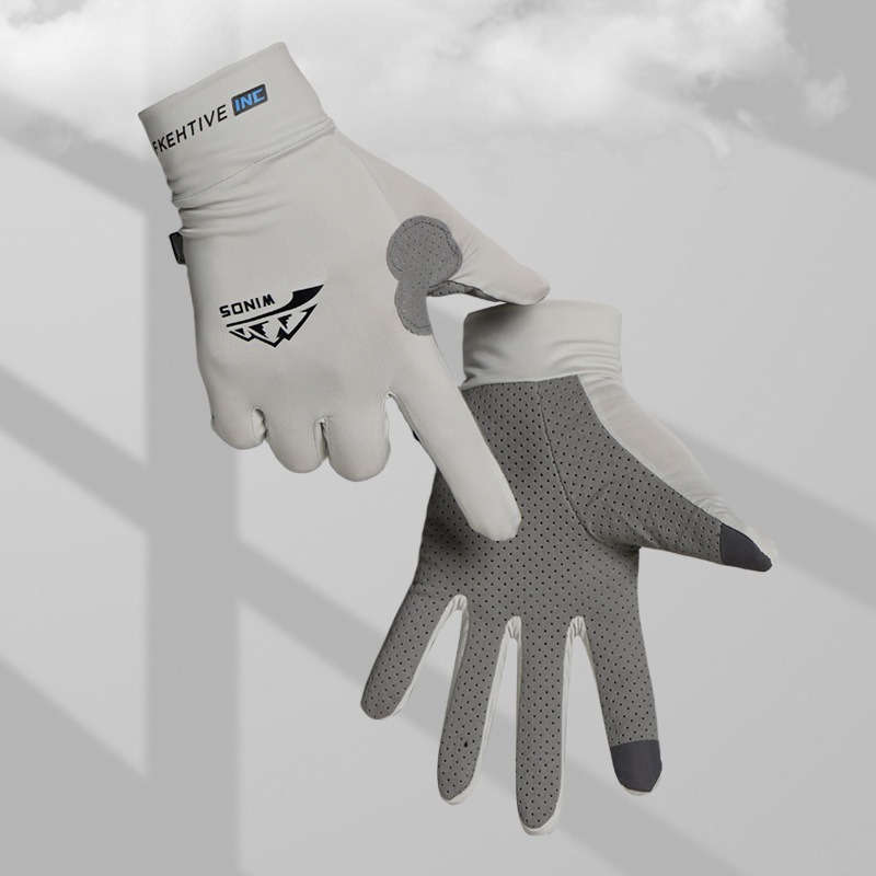 1 Pair White Size M Outdoor Sports Gloves