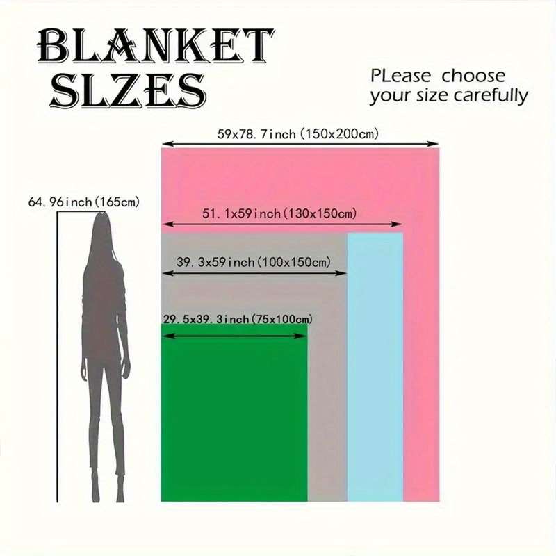 Blanket Color Style1 Size 70Cmx100Cm
