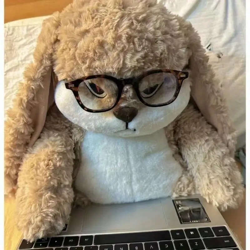 A Cute And Cool Plush Bunny Doll