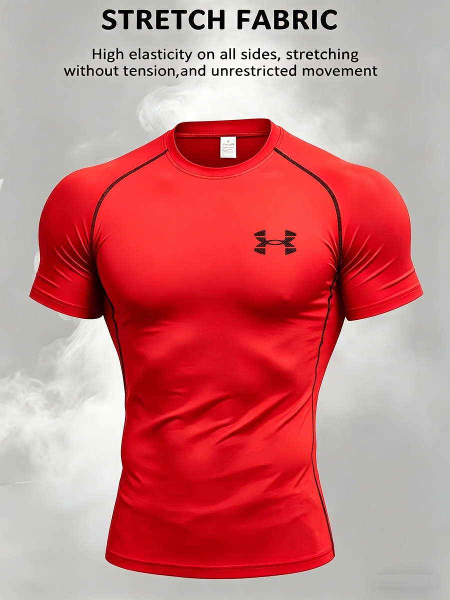 Men S Clothing Color Red Short Sleeve Size Uk S