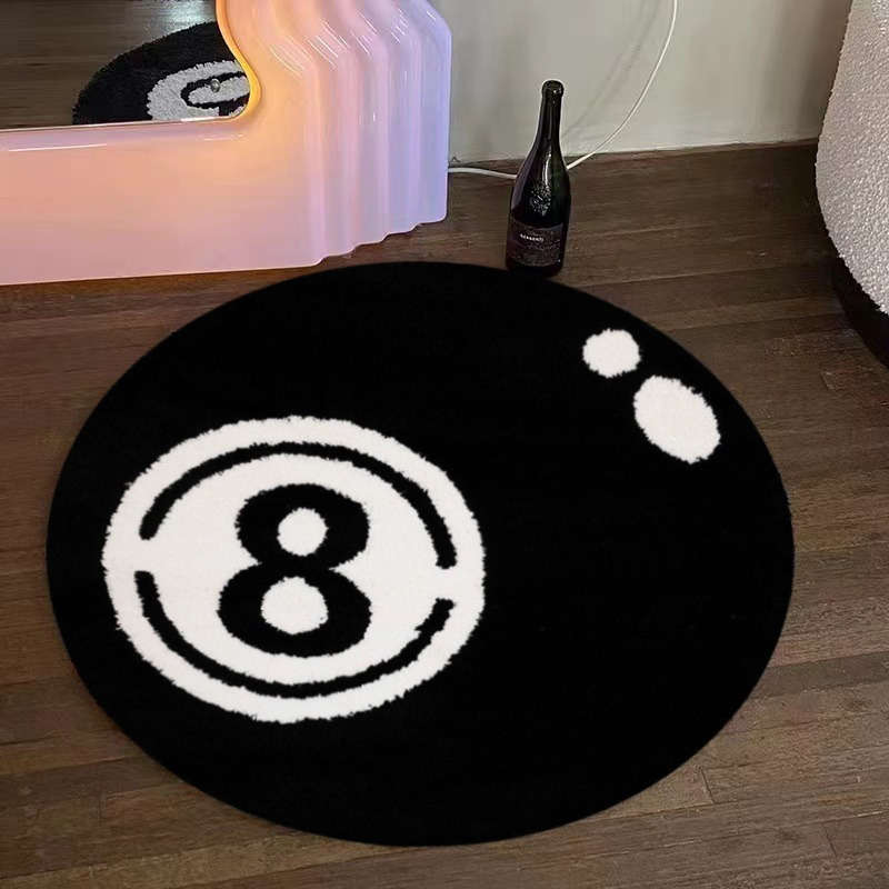 1Pc Diameter 100cm 39.3inch Floor Mat