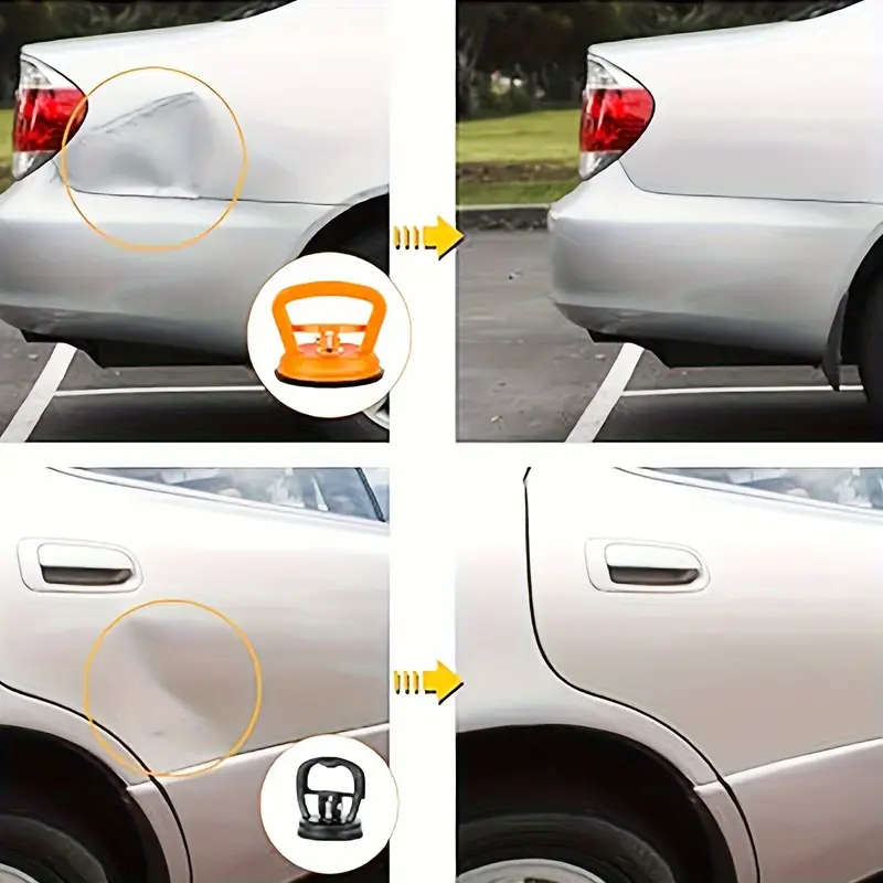 Tool Set for Repairing Car Dentures, Featuring a Large Suction Cup