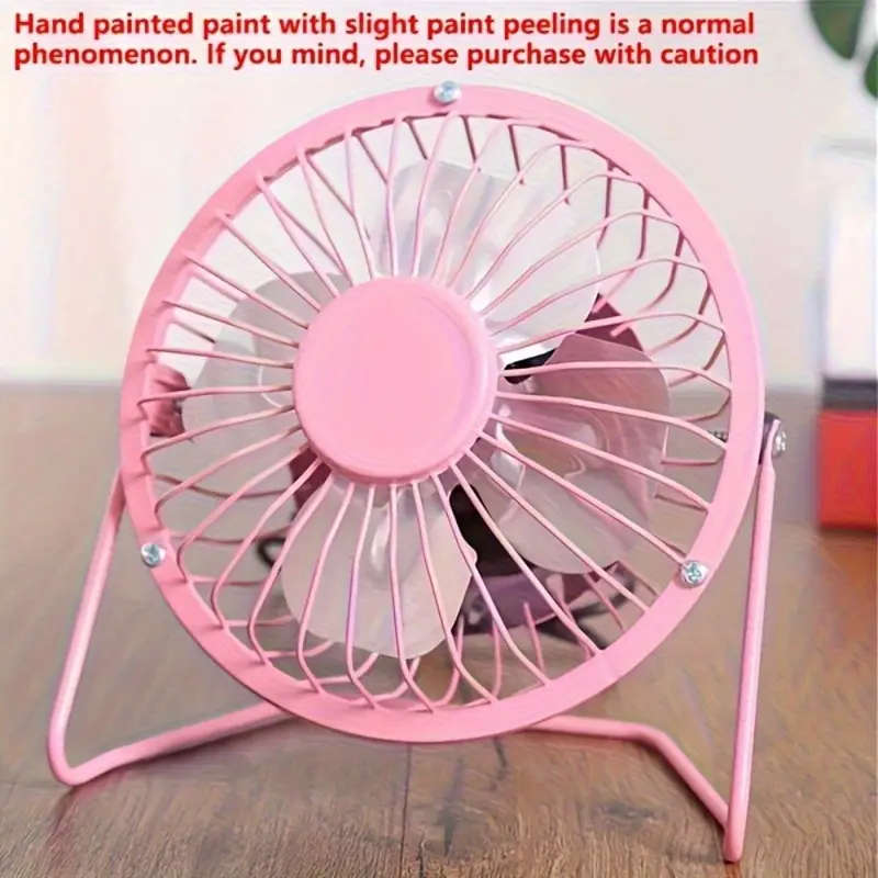 4-Inch USB Desktop Fan Black