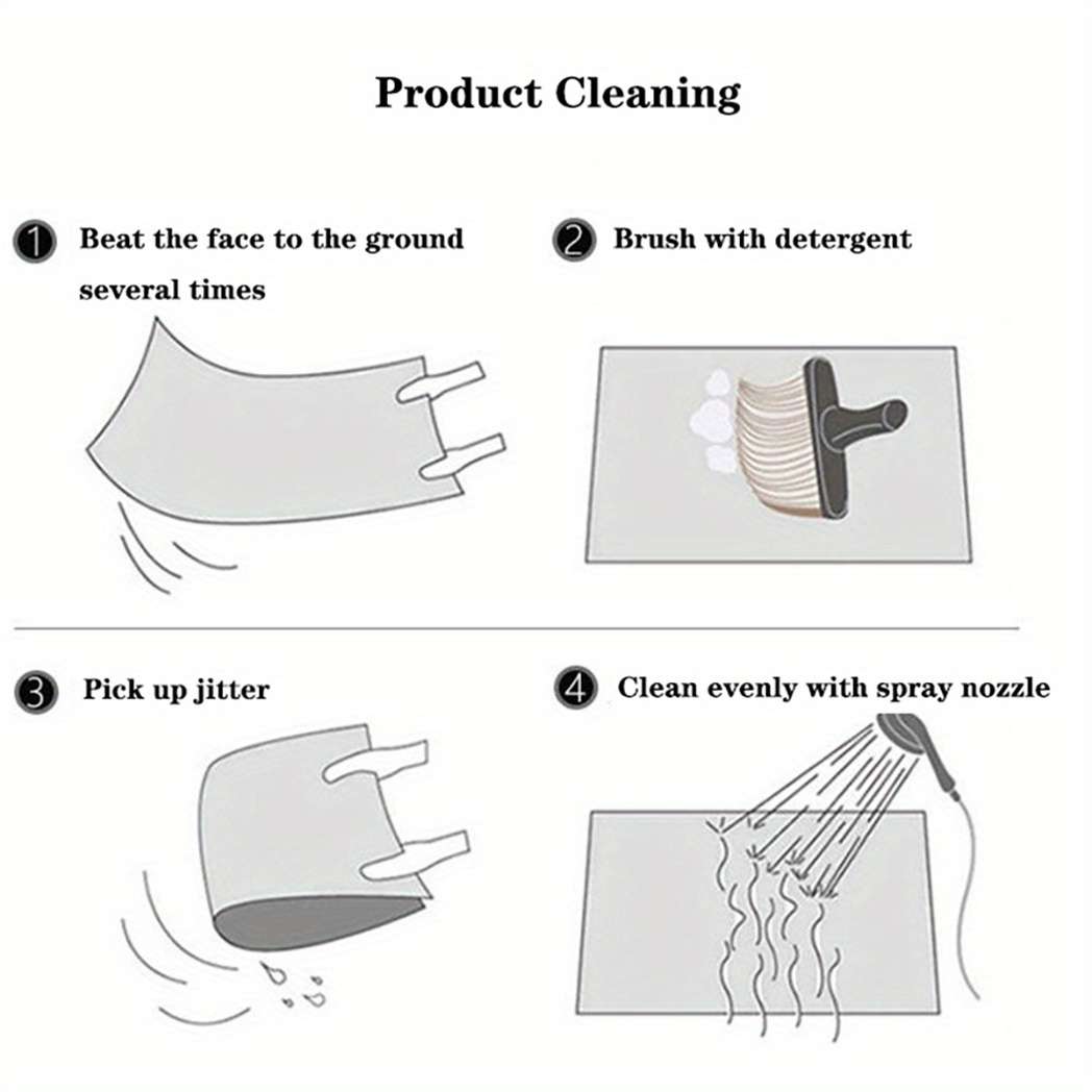 1Pc Diameter 60cm 23.69inch Floor Mat