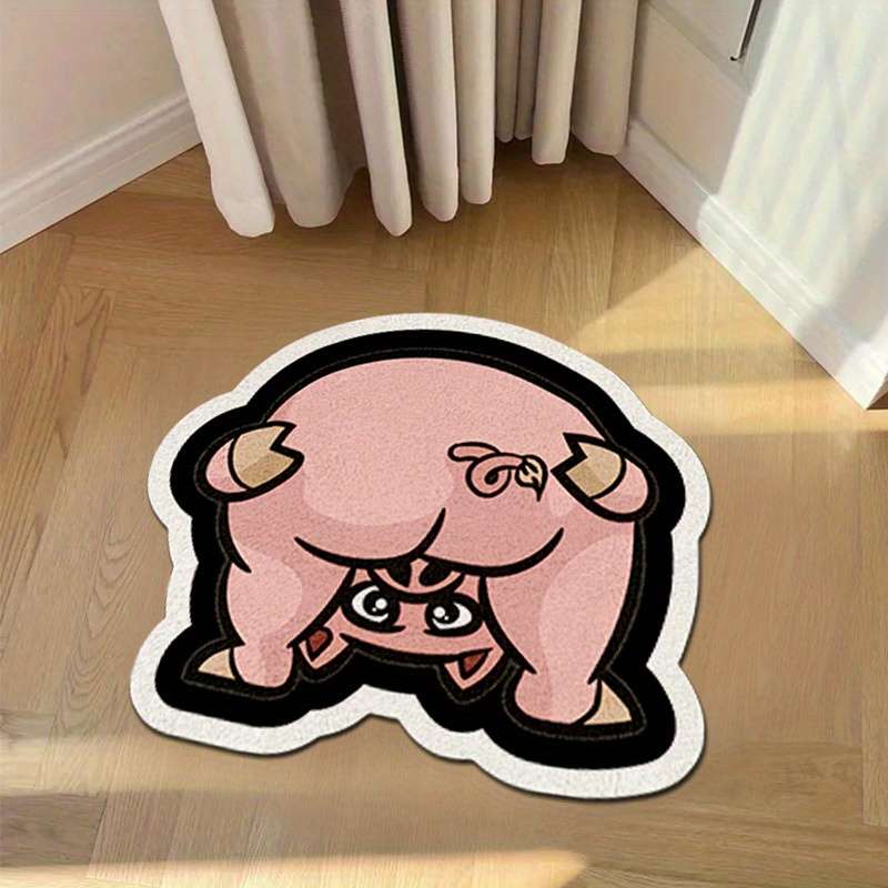 1Pc 47.2x41.7inch 120x106cm Floor Mat