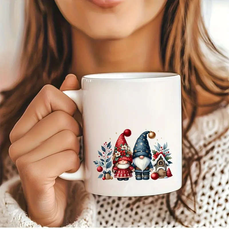 12 Santa Claus And Dwarfs Stickers