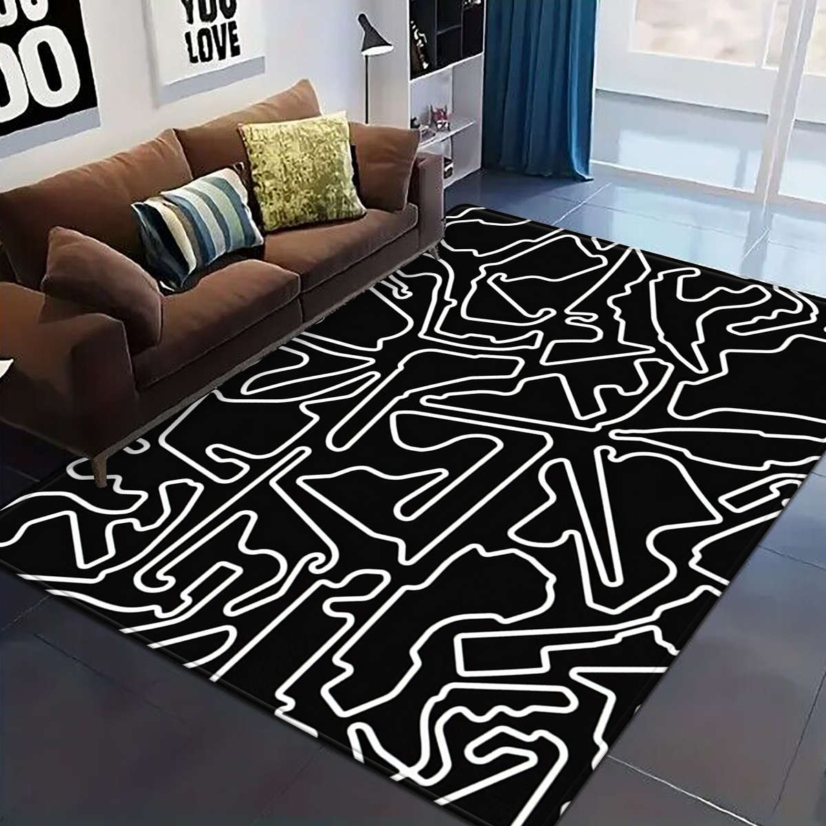 1Pc 50x80cm Floor Mat