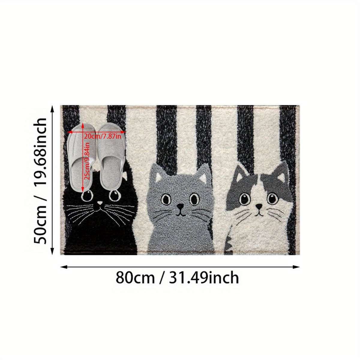 60x40cm 23.6x15.7inch Floor Mat