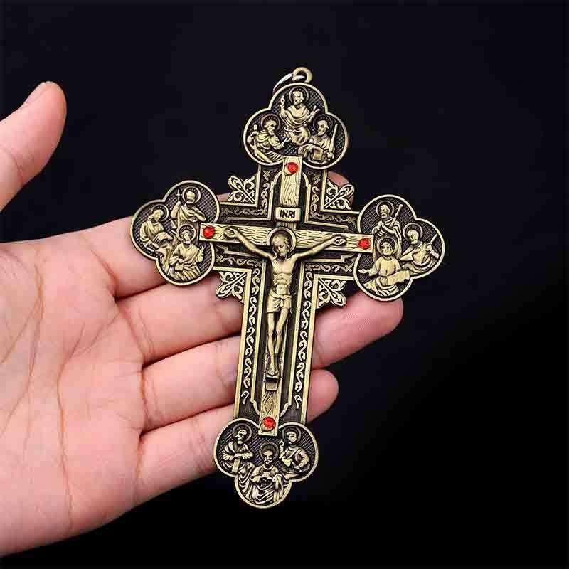 1 Piece Bronze Jesus Theme Pendant