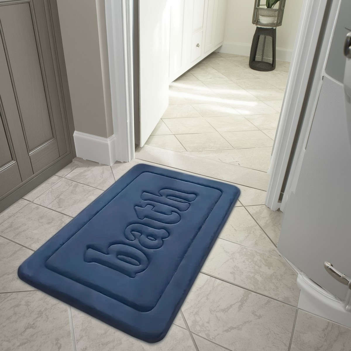 1Pc Light Gray 40x60cm 15.7x23.6inch Floor Mat