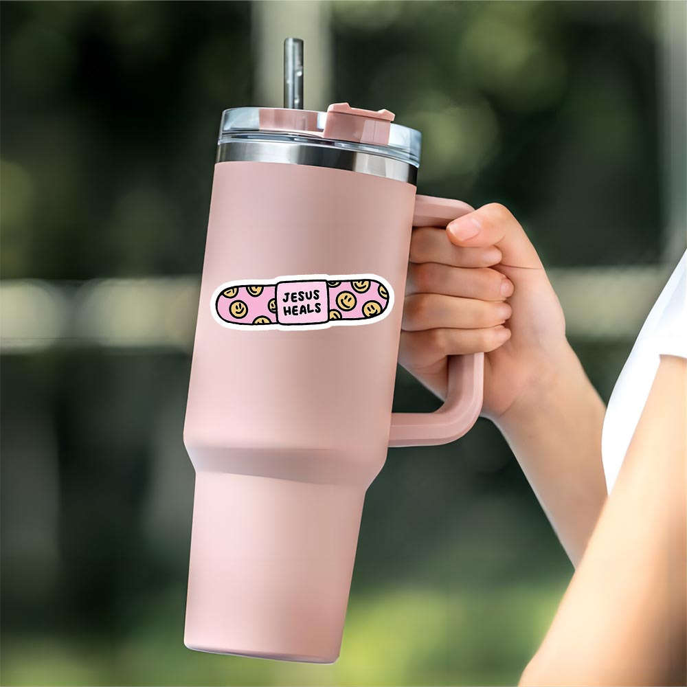 1pc 3inch  7.62cm Jesus Christian Themed Stickers