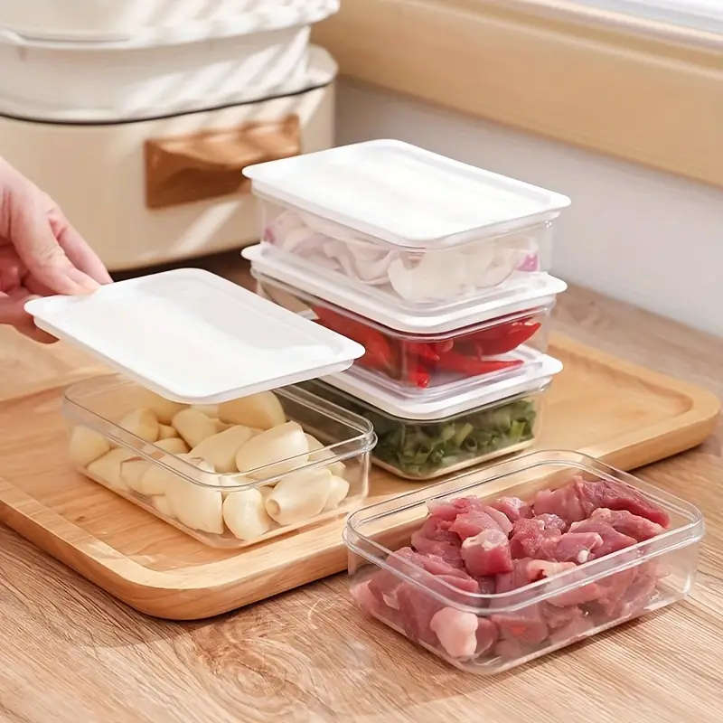 5pcs Kitchen Refrigerator Storage Containers with Lids