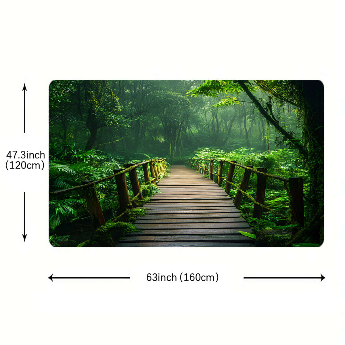 1Pc 120x160cm Floor Mat