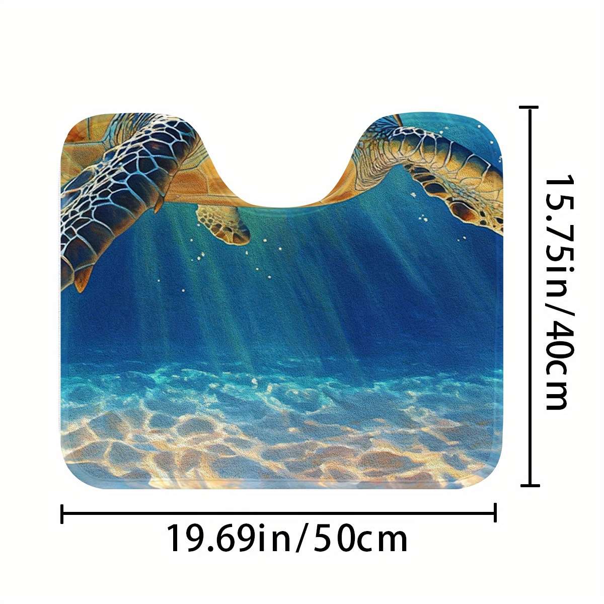 1Pc Imitation Cashmere 50x80cm Floor Mat