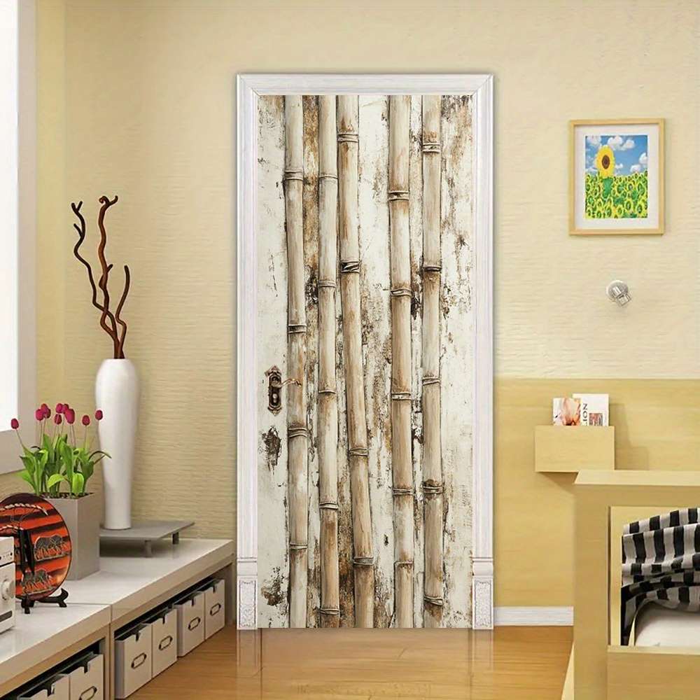 1Pc 95.0x209.8cm Door Window Sticker