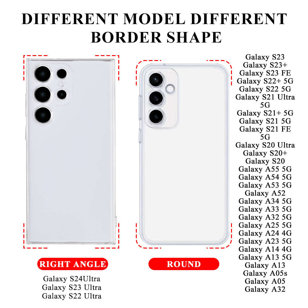 1pc Transparent For Samsung Galaxy A55 Phone Cases