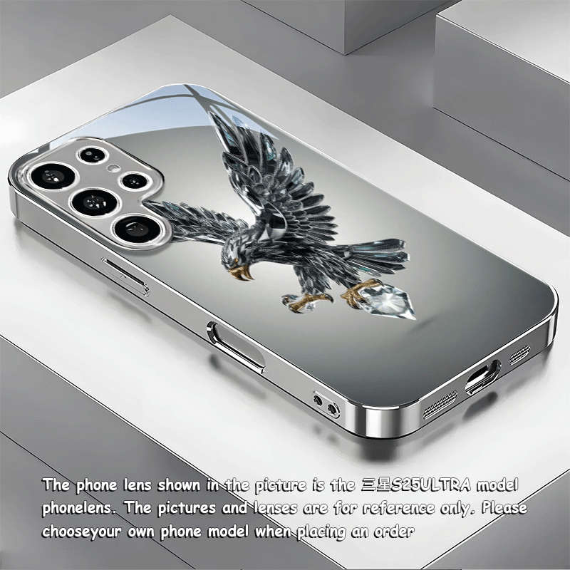 1pc  silvery  For Samsung Galaxy S24 Phone Cases