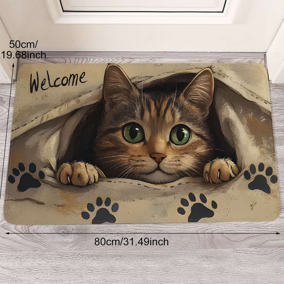 1Pc 60x90cm 23.62x35.43inch Floor Mat