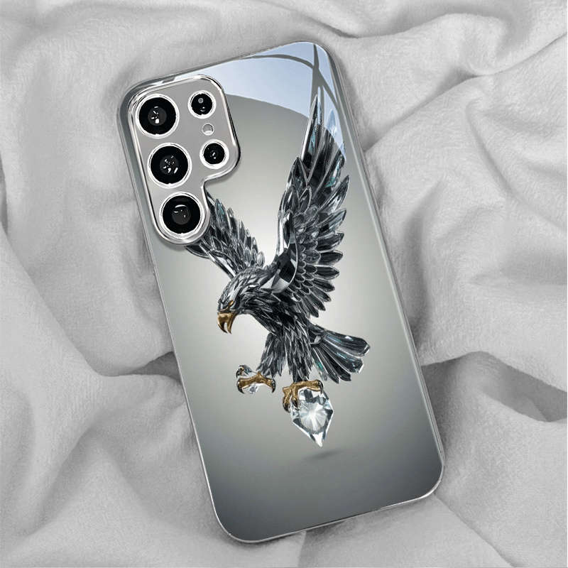 1pc  silvery  For Samsung Galaxy S24 Phone Cases