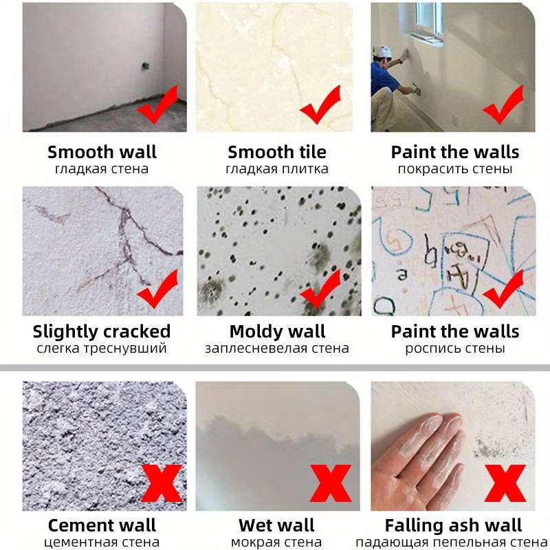 40 PCS 3D Wall Tile Stickers