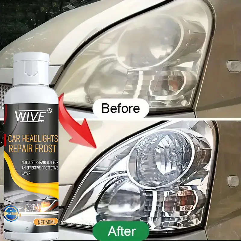 1pc Car Headlight Restoration Kit No-Polish Oxidation Removal Brightness Enhancement for All Models