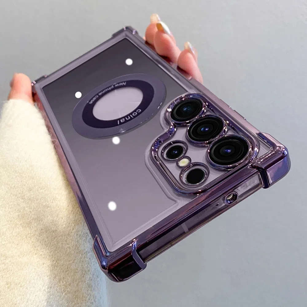 1pc Black For Samsung Galaxy S24 Ultra Phone Cases