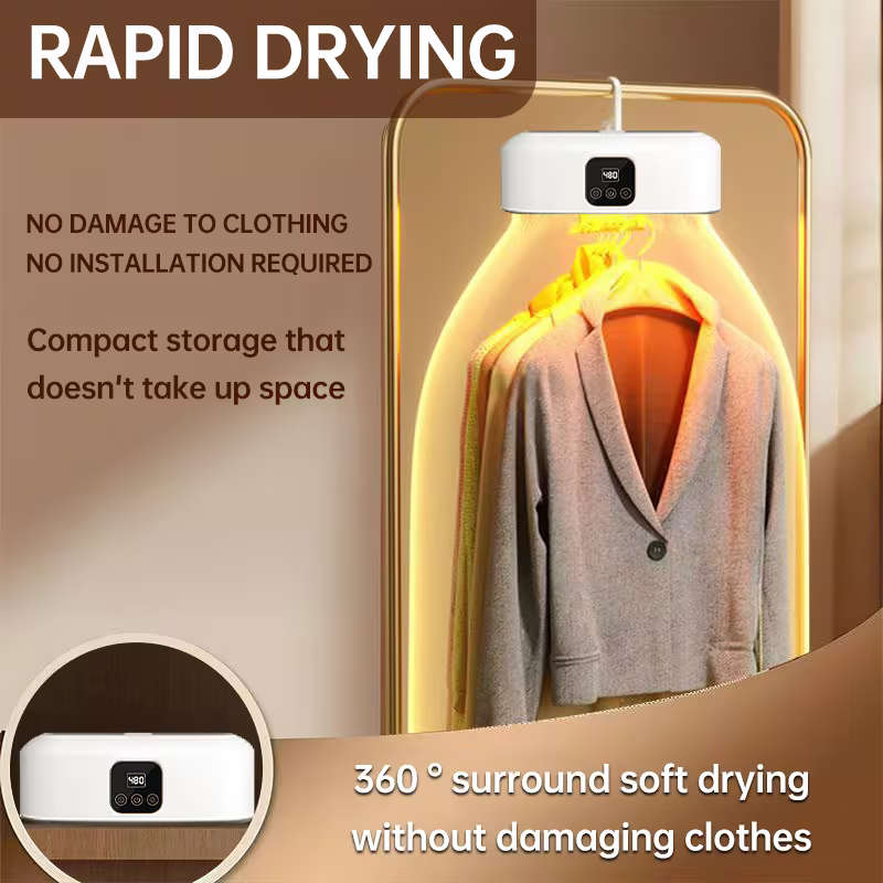 Portable Electric Dryer with Timer Function