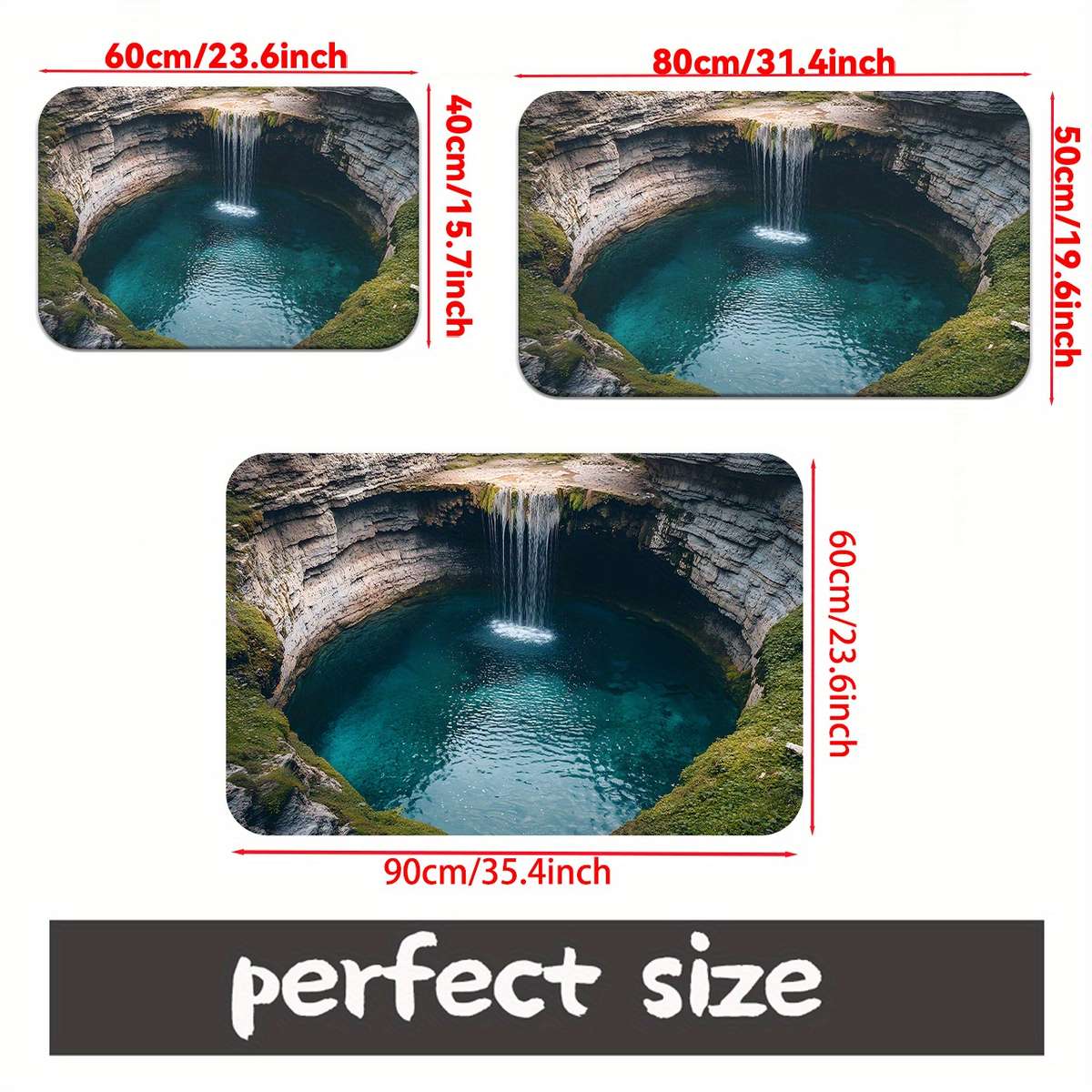 60x90cm 23.6x35.4inch Floor Mat