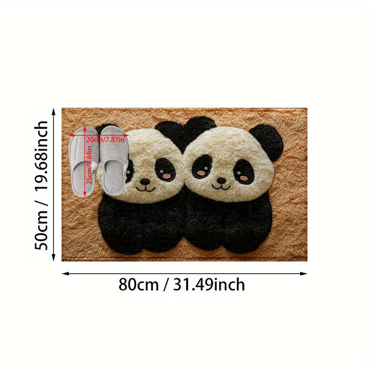 1Pc 60x40cm 23.6x15.7inch Floor Mat