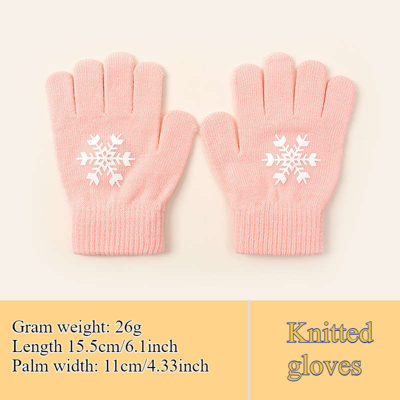 1 Pair Gray Cat Warm Gloves