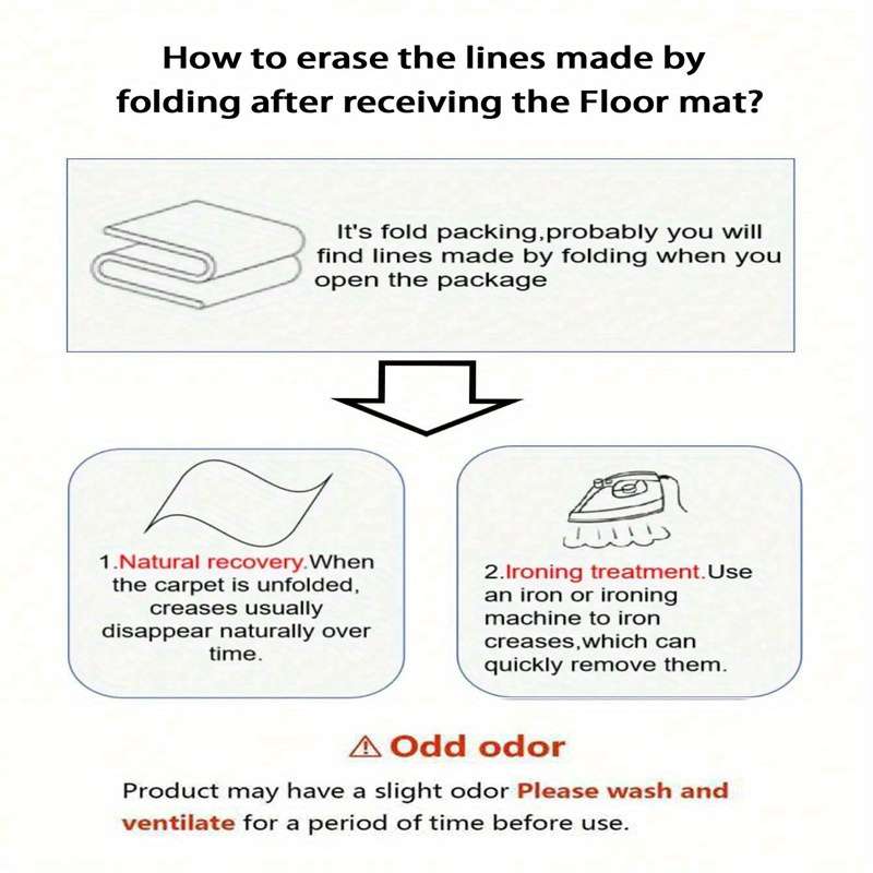 1Pc 19.68x31.49inch 50x80cm Floor Mat