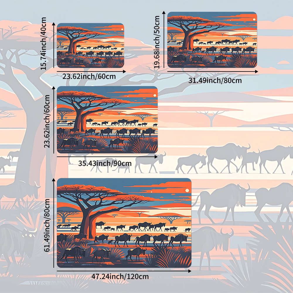 1Pc 19.69x31.50inch 50x80cm Floor Mat