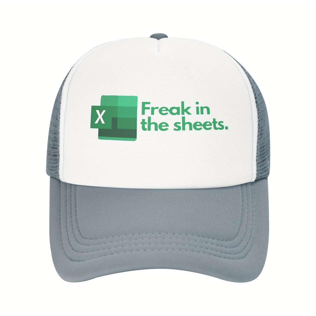 Freak In The Sheets Humorous Baseball Cap Lightweight Breathable Mesh Trucker Hat Adjusta