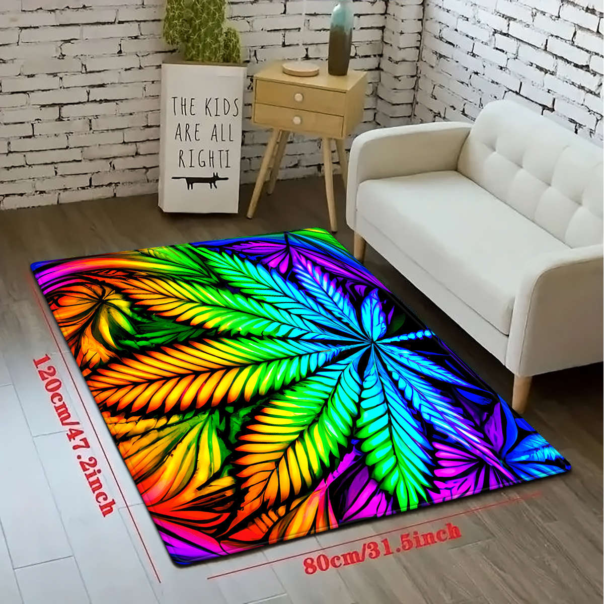 1Pc 120x160cm Floor Mat