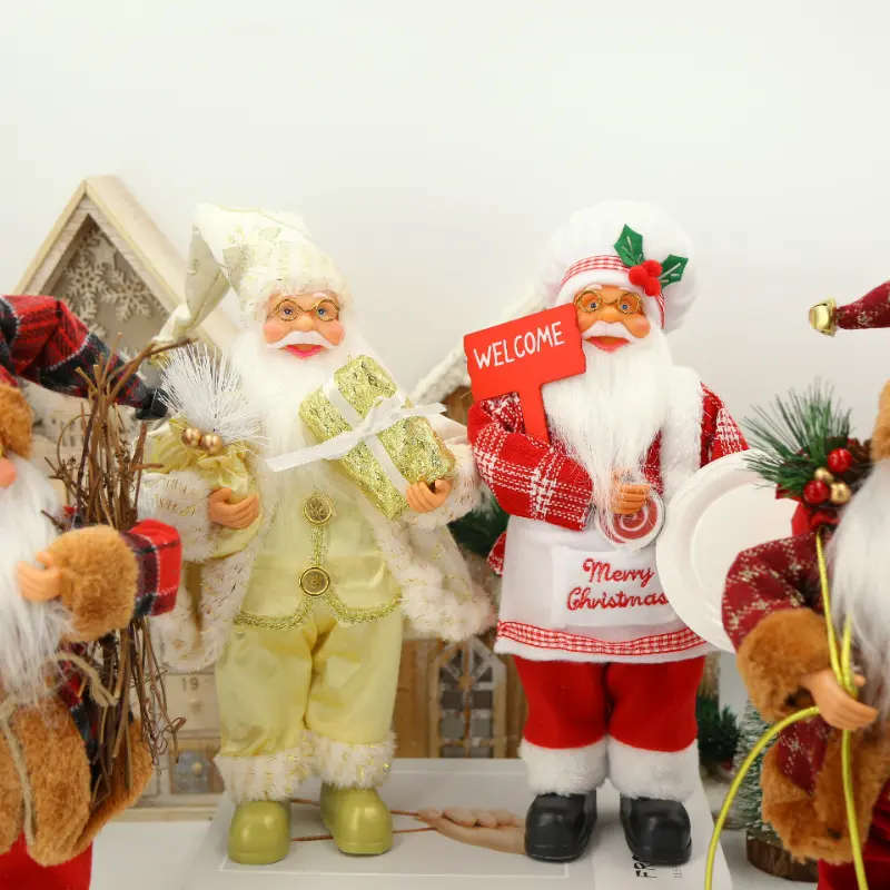 30cm Santa Claus Statue