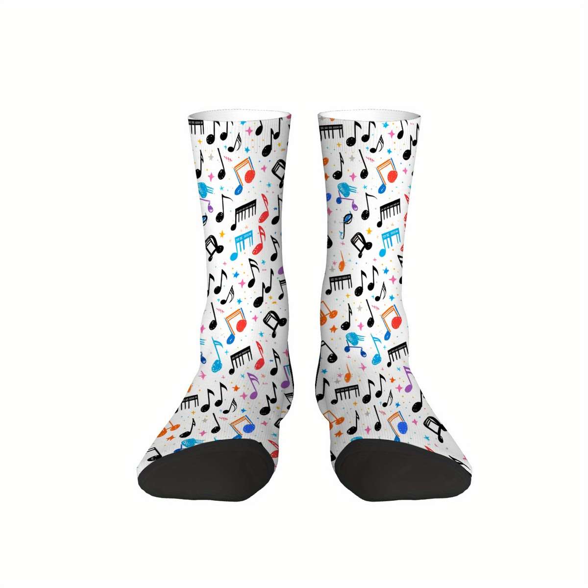 1 Pair Mixed Color One Size Socks