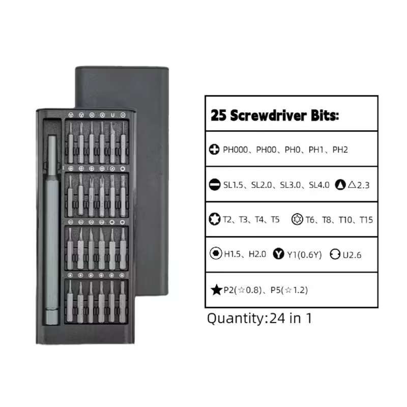 24 In 1 Precision Multifunctional Screwdriver Set