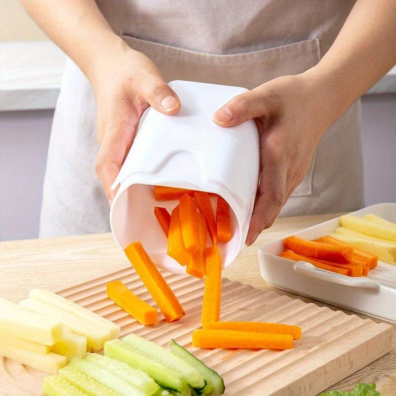 1Pc Manual Vegetable Slicer Cutter Durable Plastic Hand Powered Kitchen Tool