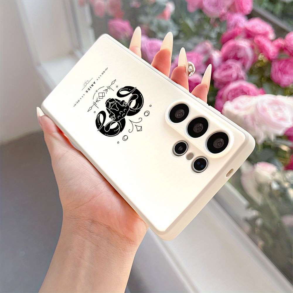 1pc White For Samsung Galaxy S24 FE Phone Cases