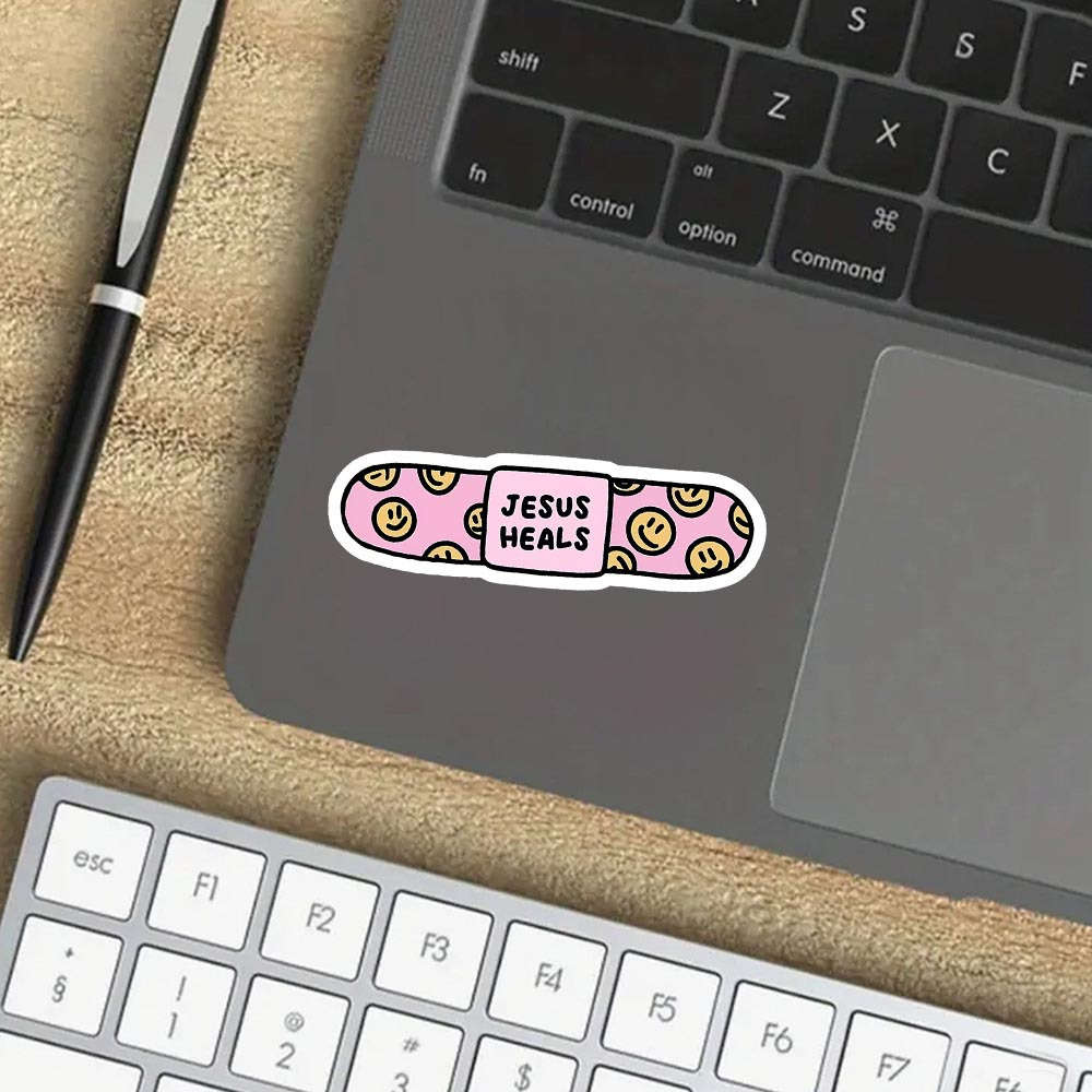 1pc 3inch  7.62cm Jesus Christian Themed Stickers