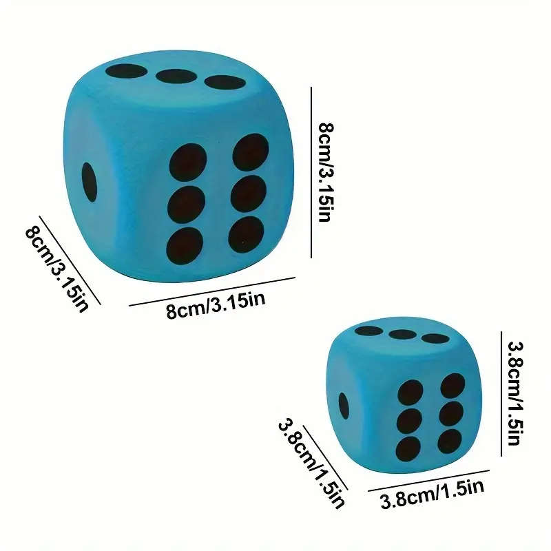 Soft Foam Dice Set Perfect for Learning and Play