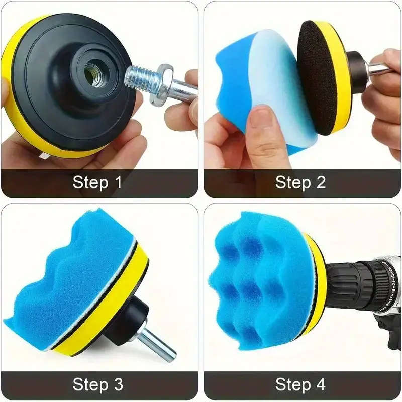 6pcs Practical Car Polishing Kit