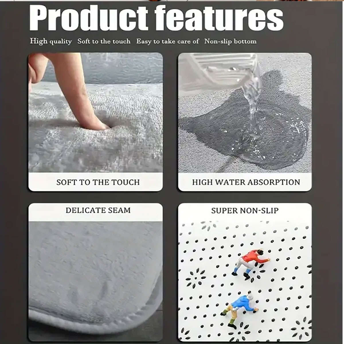 1Pc 40x60cm Floor Mat